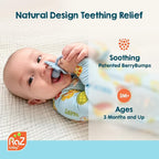 RaZbaby RaZberry Silicone Teether Pacifier – Teething Relief - Image 2