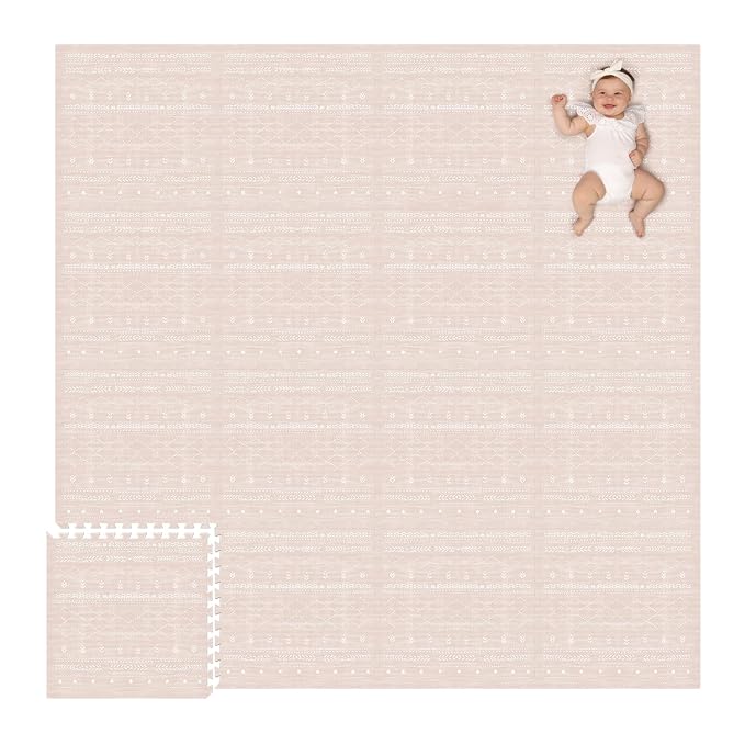 Lillefolk Baby Play Mat for Floor – 8x8ft Dusk | Soft Non Toxic Premium EVA by LillefolkKids