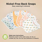 8-Pack Organic Baby Bibs for Boys, Girls - Image 9