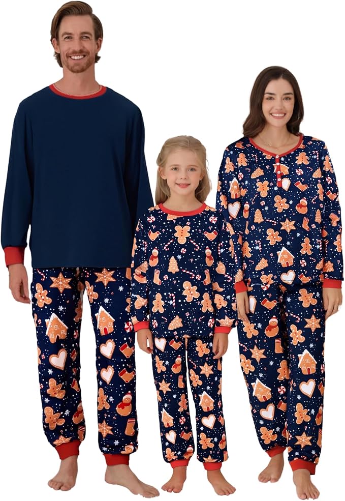 Weixinbuy Family Pajamas Set Christmas Pjs Matching Clothes Pajamas by Weixinbuy