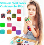 6Pack 6oz Stainless Steel Snack Containers - Image 5