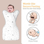 Baby Sleep Sack Swaddles for Newborn 0-3 Months, Arms Up Swaddle Blanket 2 - Image 2