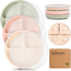 KeaBabies Suction Plates with Lids by KeaBabies