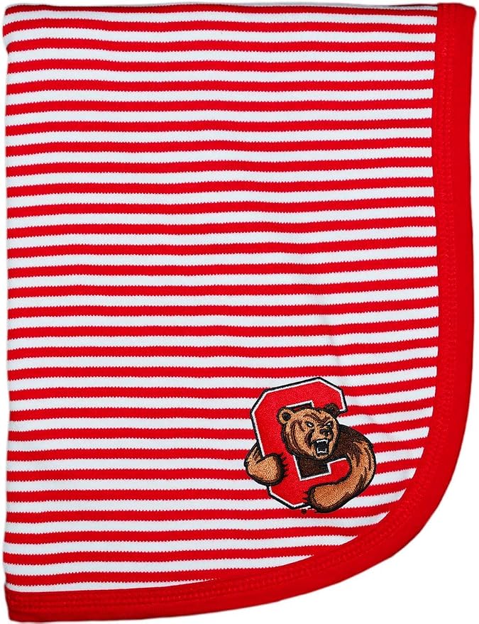 Creative Knitwear Cornell University Striped Baby and Toddler Blanket by CollegeBaby