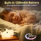 LOVERUIS Shark Night Light for Children, 7 Color Changing LED Portable Touch - Image 7