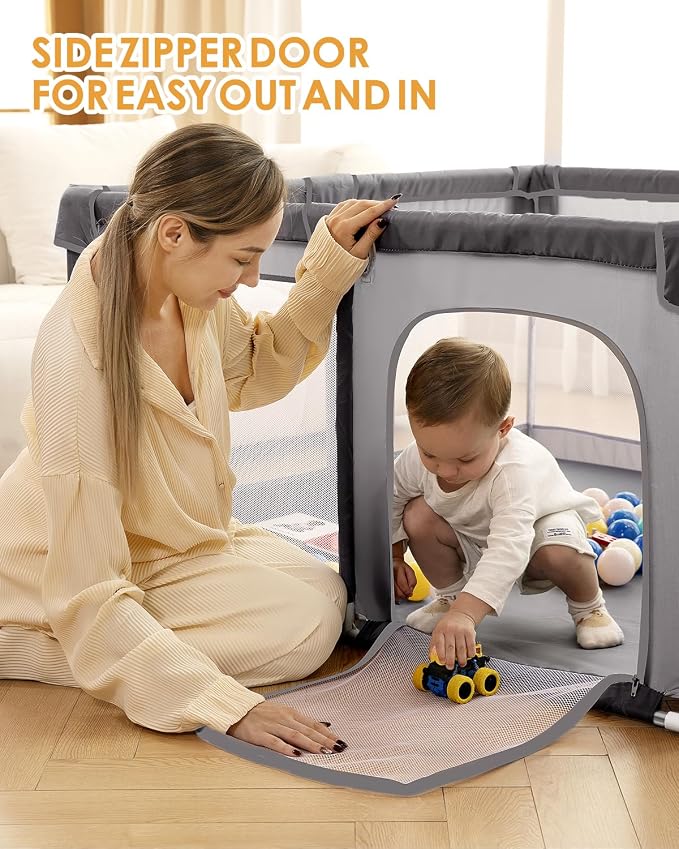 71" x 59" Extra Large Baby Playpen - Image 4