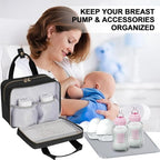 Wearable Breast Pump Bag with Insulated Breastmilk Cooler - Image 6