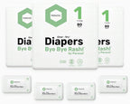 Parasol Clear+Dry Disposable Diapers and Clear+Pure Wipes, RashShield Protection - Image 2