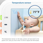 VTech Video Baby Monitor with 1000ft Long Range, Auto Night Vision, 2.8” Screen - Image 8