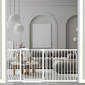 67-71.5 Inch Extra Wide Baby Gate, Pressure Mounted No Drill, Heavy-Duty Metal by Ghthes+Felle