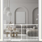 67-71.5 Inch Extra Wide Baby Gate, Pressure Mounted No Drill, Heavy-Duty Metal by Ghthes+Felle