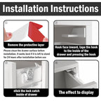 6 Pack Child Safety Drawer Locks - Image 4