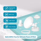 Breast Pump Accessories Kit - 24mm Flange Set Compatible - Image 7