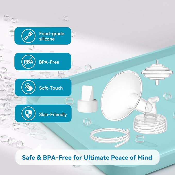 Breast Pump Accessories Kit - 24mm Flange Set Compatible - Image 8