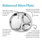 Ahimsa Stainless Steel Plates for Kids - Image 2