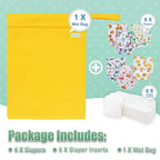 wegreeco Cloth Diapers 6 Pack - Image 6