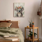Lovely Koala Portrait Canvas Wall Art Cute Koala Bear - Image 3