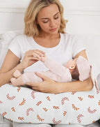 Nursing Pillow Covers 2 Pack, Muslin Nursing Cover - Image 6