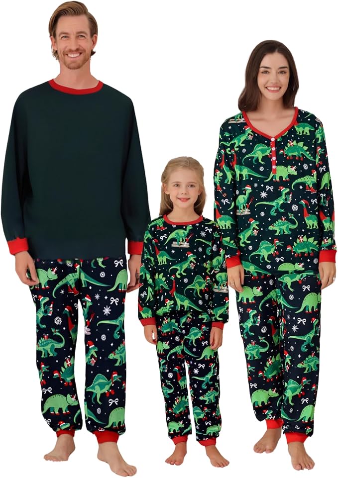 Weixinbuy Family Pajamas Set Christmas Pjs Matching Clothes Pajamas by Weixinbuy