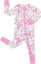 Bamboo Viscose Convertible Baby Footies Pajamas, footies by BabeeReshinee