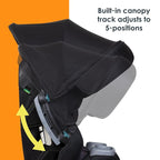 Baby Trend Cover Me™ 4-in-1 Convertible Car Seat, Dark Moon - Image 4