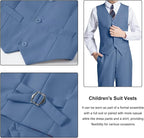 Boys Suit for Kids Teens Formal 5 Piece Tuxedo Suit Set - Image 4