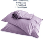Bedsure Queen Sheet Set, Rayon Derived from Bamboo, Cooling Sheets, Breathable - Image 6