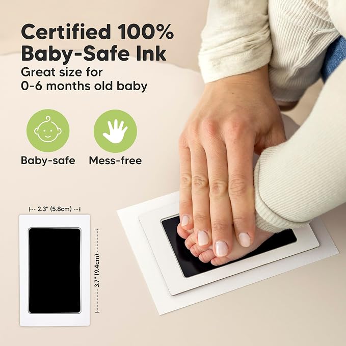 Inkless Baby Hand and Footprint Kit Boy, Girl - Image 6