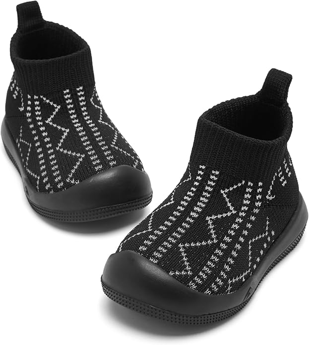 Baby Non Slip Socks Shoes Boys Girls Soft Slip On Sneakers Protection Toe - Image 6