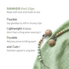 SAMiGO Pacifier Clips Holders Silicone Paci Binky Clips - Image 3