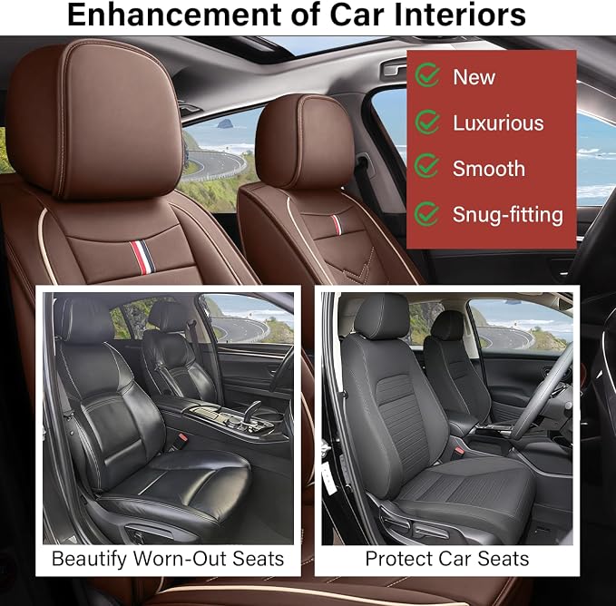 Leather Car Seat Covers Fit for LR Range Rover Sport 2023-2025, 5 Seater - Image 6