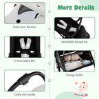BABY JOY Lightweight Baby Stroller, Compact Travel Stroller - Image 5