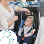 Toy Straps for Baby, RTMOK Silicone Setpacifier Clip, Applies to Car Seat Toy - Image 4