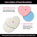 Bamboobies Ultra-Soft Velour Nursing Pads – Reusable, Washable & Leak-Proof – 2 - Image 4