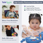 TalkTools Itsy Plate Must-Have Silicone Baby Plates - Image 4