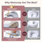 Momcozy Innovative Safety Fence Nursing Pillow - Image 8