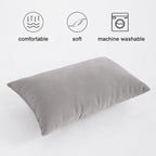 FLXXIE 2 Pack Microfiber Tiny Pillows, 11x7 Inches - Image 2