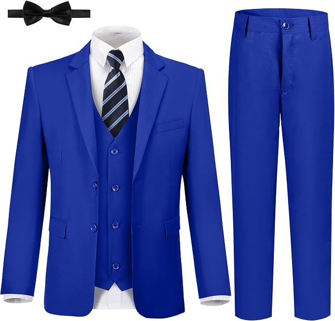 JPF Boy's Formal Suit Set Slim Fit Kids Tuxedo Suits by JPFMALESUIT