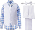 Boys' Suits Formal Slim Fit Tuxedo Boys Vest and Pants Set by DHTS