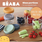 BEABA 5 oz Glass Baby Food Jars - Image 3