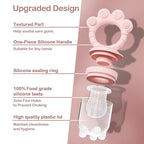 2 Pack Baby Fruit Food Feeder+Breastmilk Popsicle Molds, Baby Teethers - Image 2