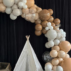 90pack Khaki Balloons Different Size 18/12/10/5 Inch Khaki Balloon Garland Arch - Image 6