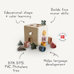 mushie Shape Sorting Box | Educational Learning Toy - Image 8