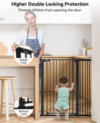 COMOMY 42" Extra Tall Baby Gate - Image 6