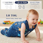 PHF Warm Micro-Fleece Baby Sleep Sack 0-6 Months, Soft Baby Wearable Blanket - Image 4