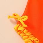 YOUNGER TREE Toddler Swimsuit Girl Cute Stripe One-Piece Ruffle Swimwear Baby - Image 4