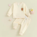 Fernvia Toddler Baby Girl Clothes 3 6 9 12 18 24 Months Fall Outfits Solid Long - Image 7