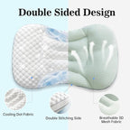 Reidio Toddler Pillows Double Sided Cooling Fabric & Breathable Mesh Kids - Image 4