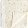 mushie Muslin Baby Swaddle Blanket | 100% Organic Cotton by mushie