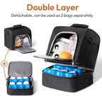 NCVI Breast Pump Bag, Double Layer Removable Pump Bag - Image 2